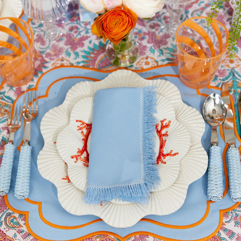 Coral Dinner Plates (Set of 4) - Mrs. Alice