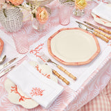 Coral Linen Placemats & Napkins (Set of 4) - Mrs. Alice