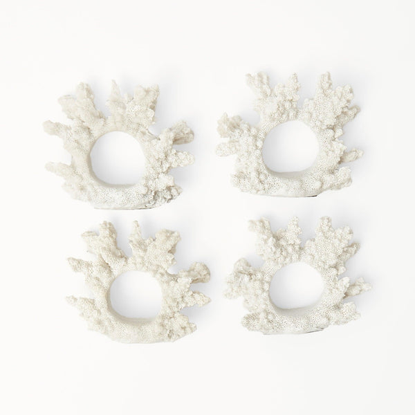 Coral Napkin Ring (Set of 4) - Mrs. Alice