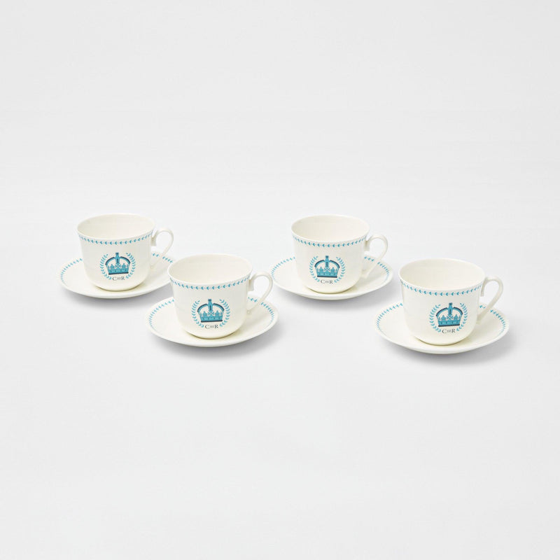 Coronation Breakfast Cup & Saucer (Set of 4) - Mrs. Alice