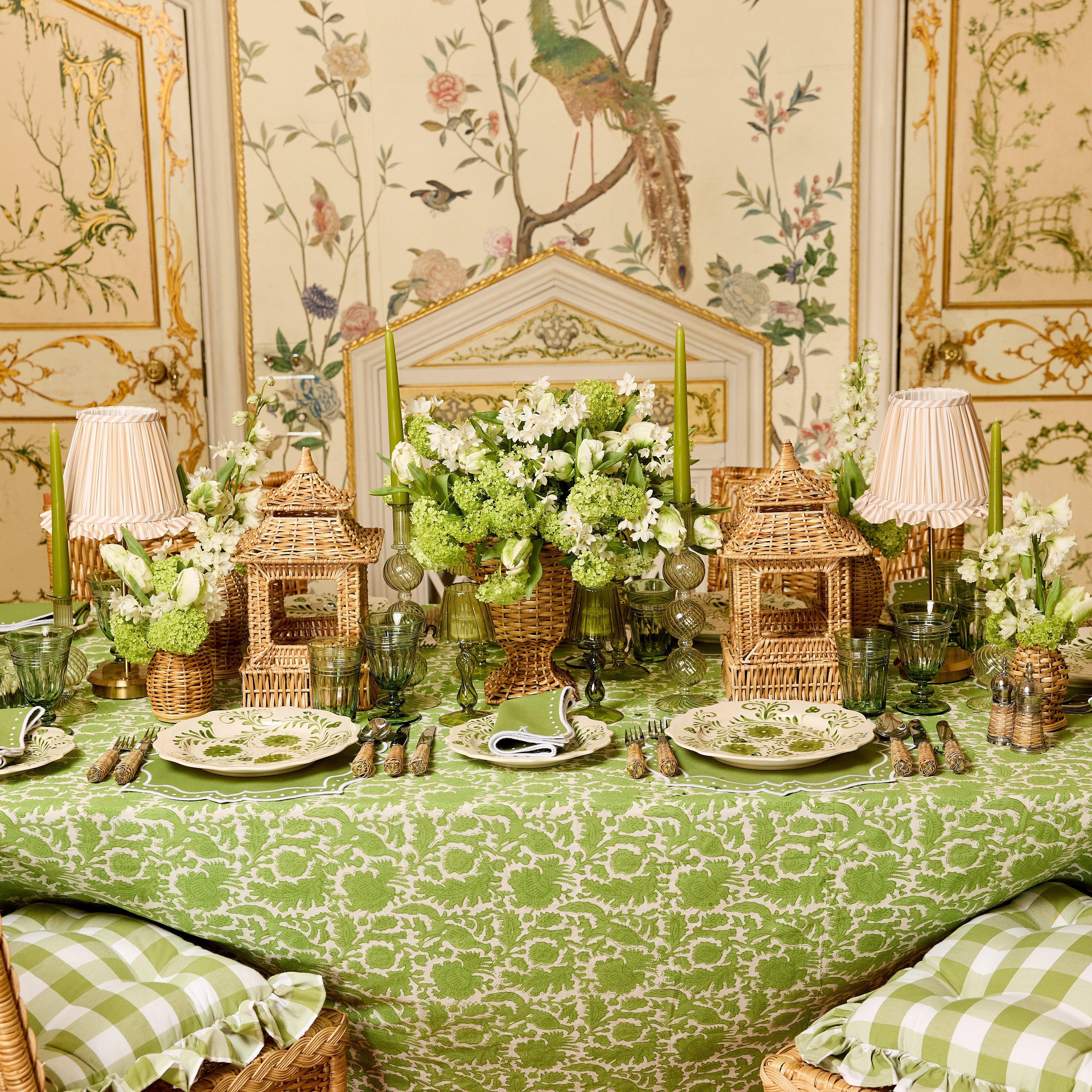 Rattan Pagoda Lantern