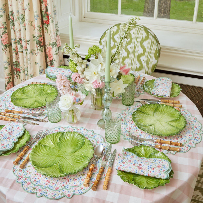 Dolly Ditsy Green Napkins (Set of 4) - Mrs. Alice