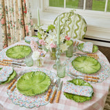 Dolly Ditsy Green Placemats & Napkins (Set of 4) - Mrs. Alice