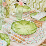 Dolly Ditsy Green Placemats (Set of 4) - Mrs. Alice