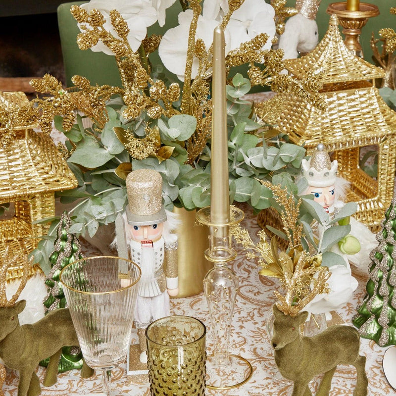 Make each room a celebration of elegance with our Pair of Dotty Gold Candle Holders.