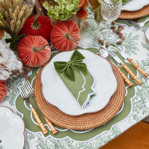 Edie Moss Green Napkins (Set of 4) - Mrs. Alice