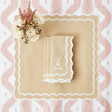 Edith Sand Placemats & Napkins (Set of 4) - Mrs. Alice
