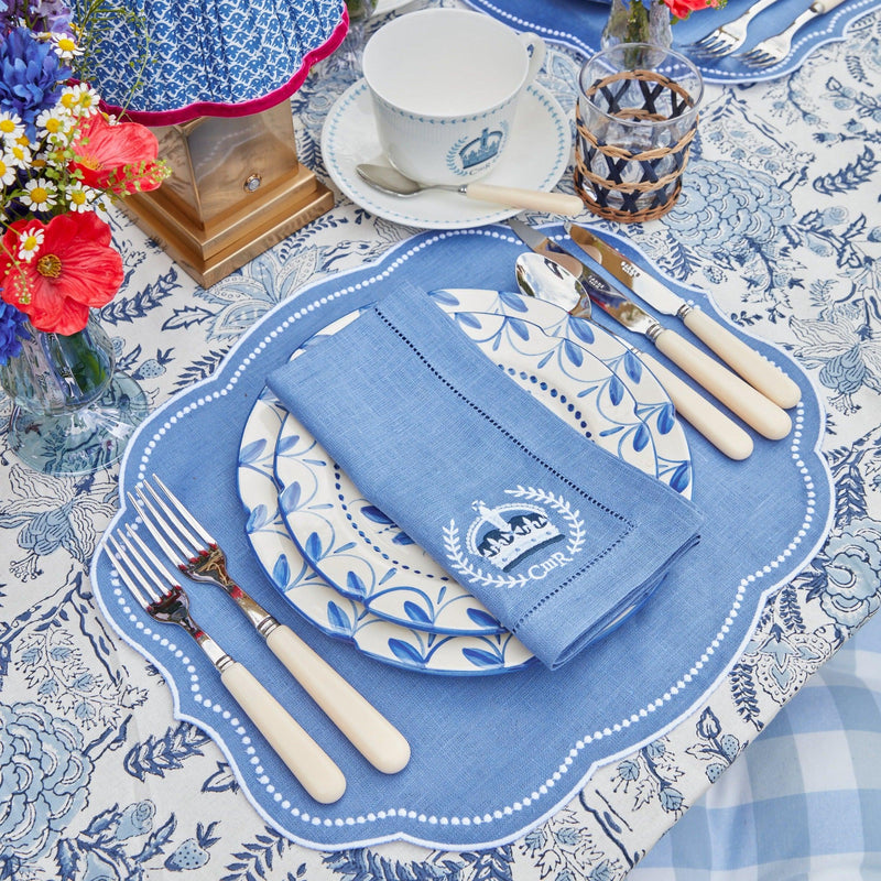 Eloise Blue Placemats (Set of 4) - Mrs. Alice