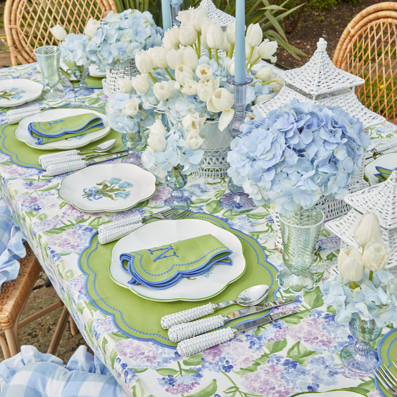 Eloise Green and Blue Placemats (Set of 4) - Mrs. Alice