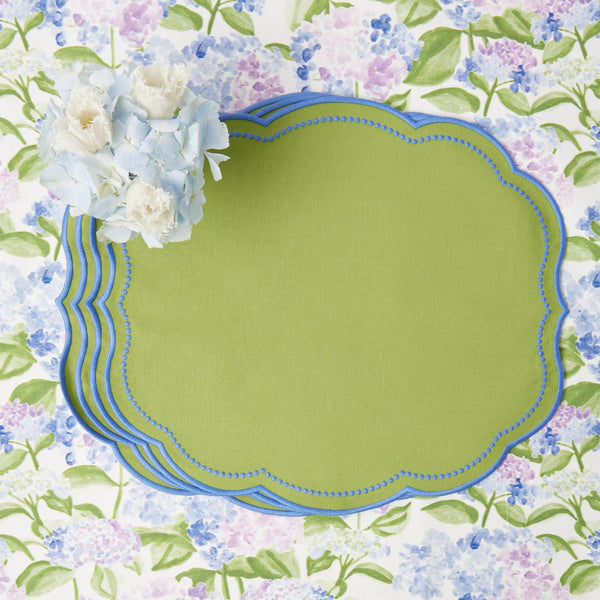 Eloise Green and Blue Placemats (Set of 4) - Mrs. Alice