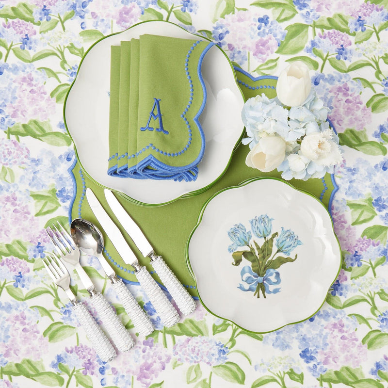 Eloise Green and Blue Placemats (Set of 4) - Mrs. Alice
