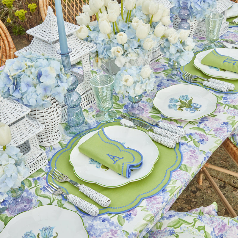 Eloise Green and Blue Placemats (Set of 4) - Mrs. Alice