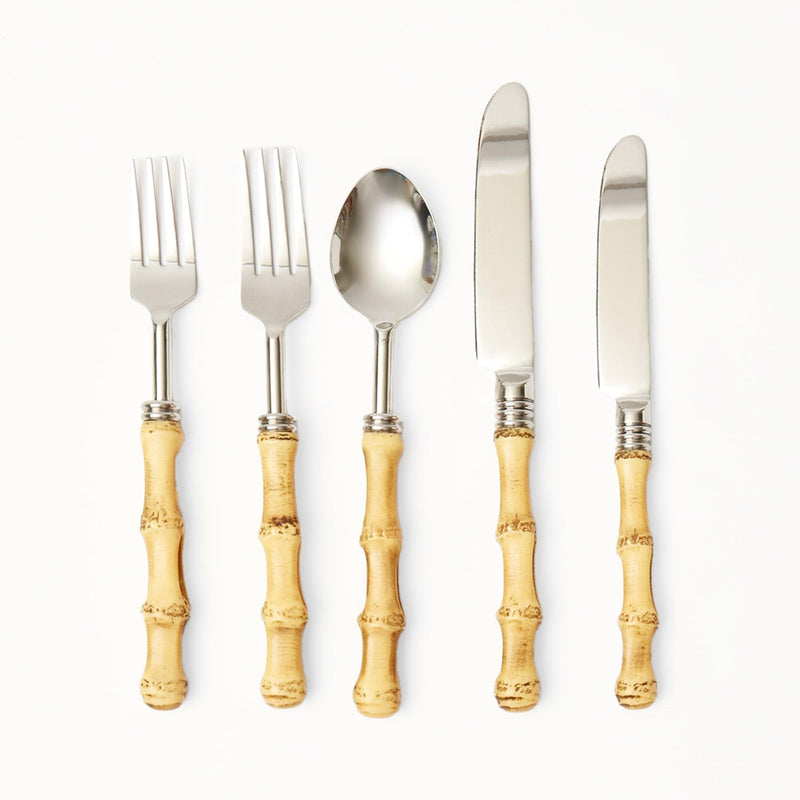 Faux Bamboo Cutlery (5 Piece) - Mrs. Alice