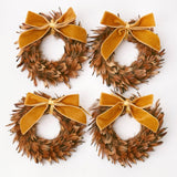 Feather Wreath (Set of 4) - Mrs. Alice