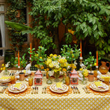 Petal Bamboo Ceramic Dinner Plate (Set of 4)