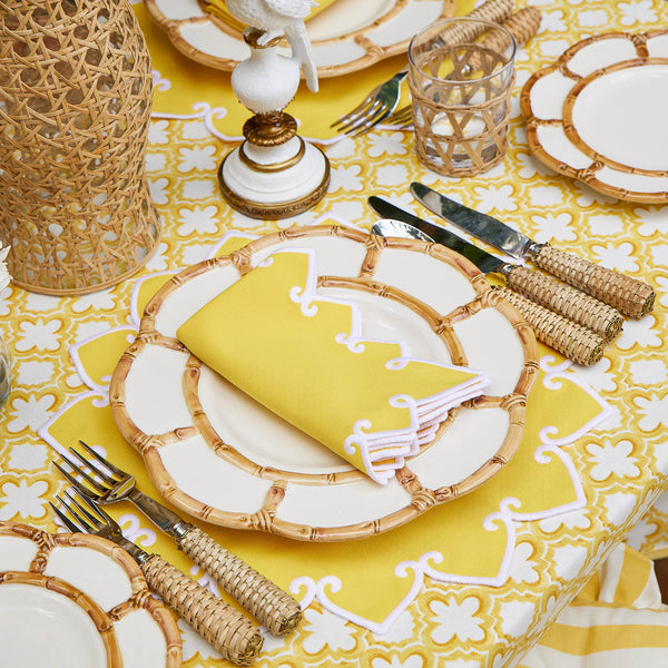 Angelina Yellow Placemats (Set of 4)