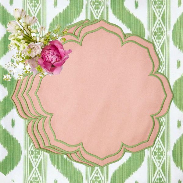 Fleur Pink Placemats (Set of 4) - Mrs. Alice