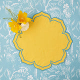 Fleur Yellow Placemats (Set of 4) - Mrs. Alice