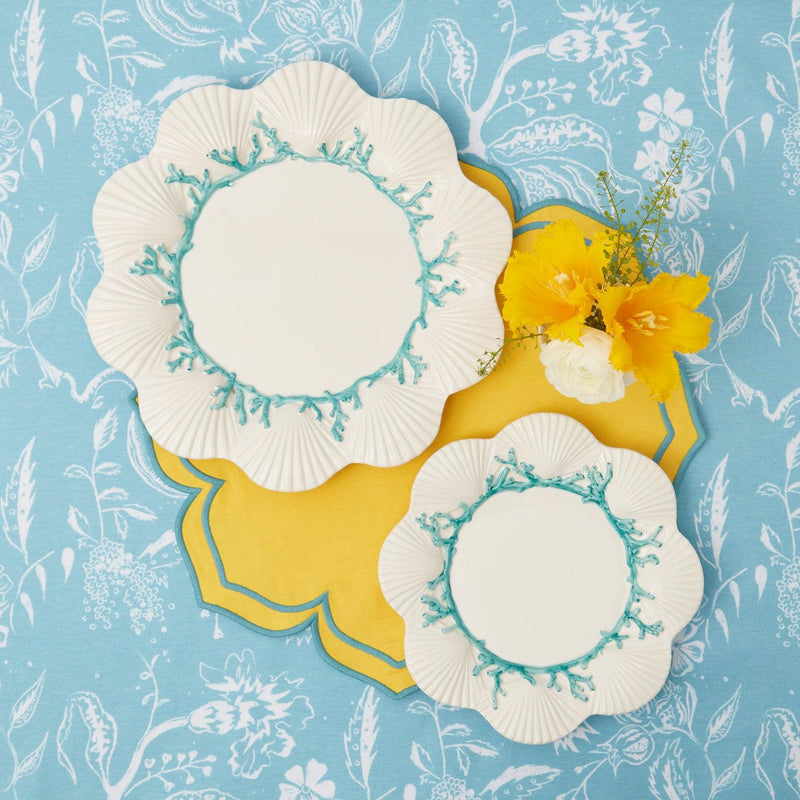 Fleur Yellow Placemats (Set of 4) - Mrs. Alice