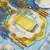 Fleur Yellow Placemats (Set of 4) - Mrs. Alice