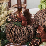 Add a touch of woodland allure to your setting with the Flocked Baby Squirrels, now in a set of 4.