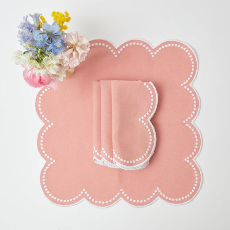 Florence Pink Napkins (Set of 4) - Mrs. Alice