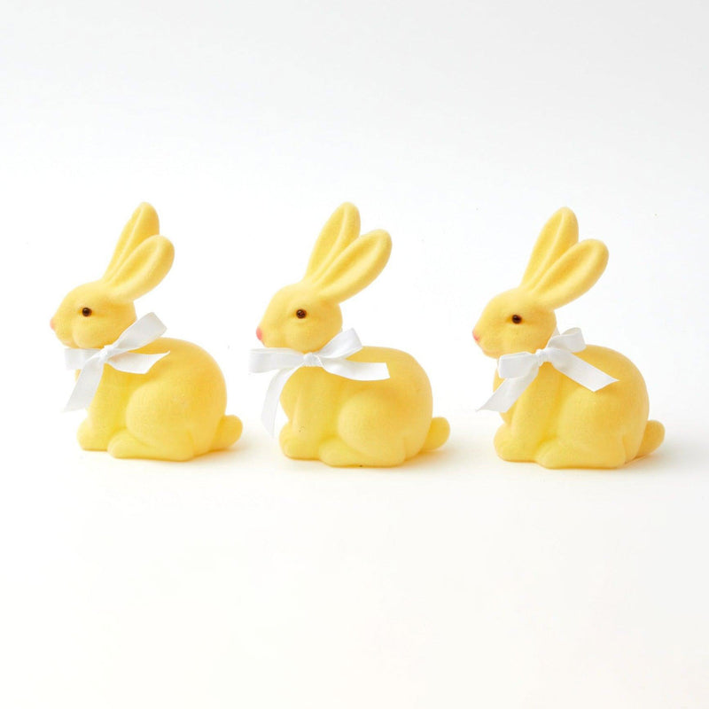 Fluffle of Yellow Rabbits (Set of 3)