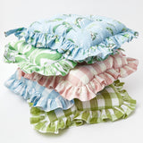 Frilled Lily of the Valley Seat Pad Cushion - Mrs. Alice