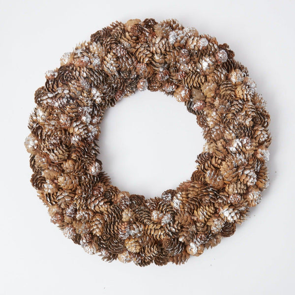 Frosted Pinecone Wreath - Mrs. Alice