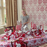 Create a welcoming and charming table decor with the Red Laurel Napkins (Set of 4).