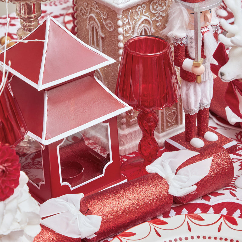 The Berry Red Pagoda Lantern Set is a must-have for a merry holiday season.