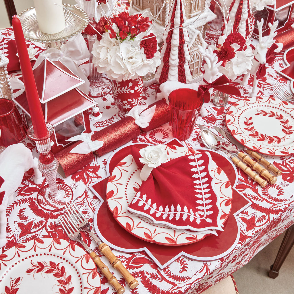 Red Lacquer Placemats (Set of 4) Mrs. Alice