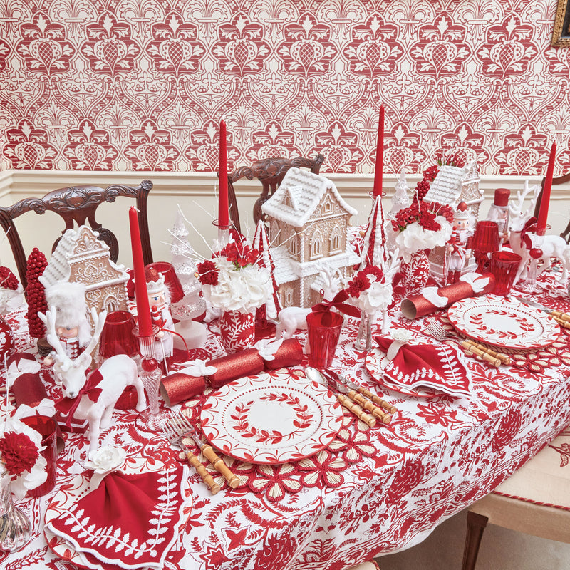Crafted with care, these Red Mia Placemats are perfect for everyday dining or special occasions.