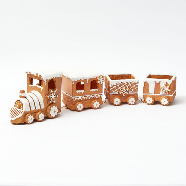 All aboard the holiday spirit with the Gingerbread Train, a whimsical and delicious addition that captures the joy and merriment of the season.