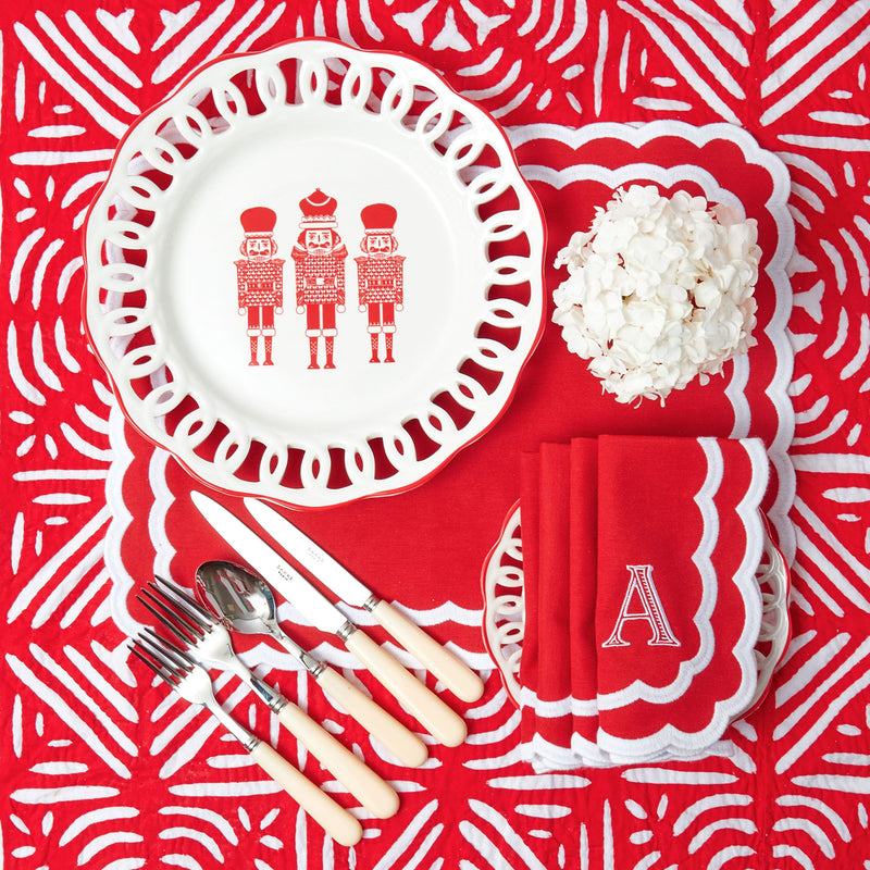 Isla Red Napkins (Set of 4) – a must-have addition to your dining collection.