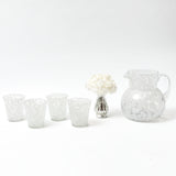 Make every meal special with our Dappled White Water Jug - a delightful addition to your table decor.