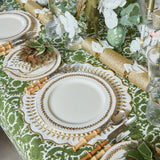 Gold Garland Dinner Plate - Mrs. Alice