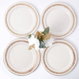 Gold Garland Dinner Plates (Set of 4) - Mrs. Alice