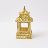 Gold Rattan Pagoda Lantern - Mrs. Alice