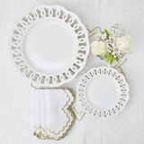 Gold Snowflake Napkins (Set of 4) - Mrs. Alice