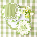 Green Appliqué Napkins (Set of 4) - Mrs. Alice