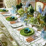 Green Embroidered Bow Napkins (Set of 4) - Mrs. Alice