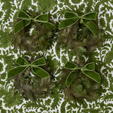 Green Feather Wreath (Set of 4) - Mrs. Alice