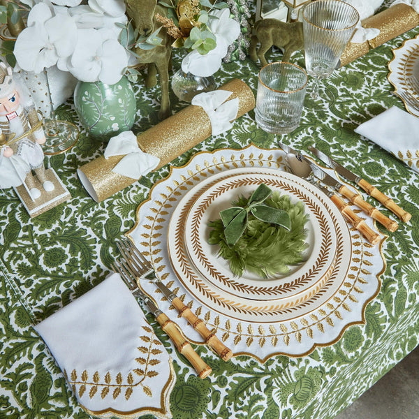 Green Feather Wreath (Set of 4) - Mrs. Alice