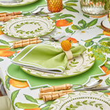 Green Garland Dinner Plates (Set of 4) - Mrs. Alice