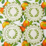 Green Garland Starter Plates (Set of 4) - Mrs. Alice