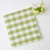 Green Gingham Tablecloth - Mrs. Alice