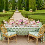 Green Ikat Tablecloth - Mrs. Alice