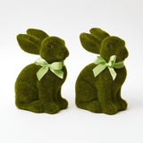 Green Moss Bunny (Pair) - Mrs. Alice