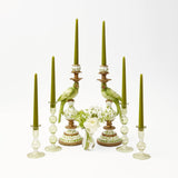 Green Parrot Candlescape - Mrs. Alice